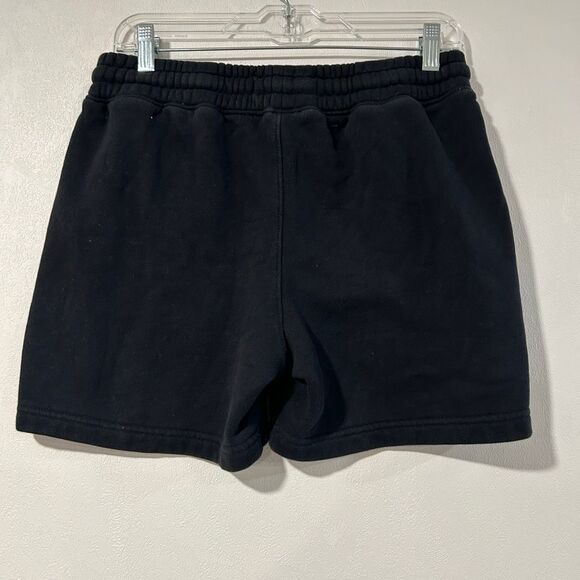 Hollister Women’s Small Black Fleece Sweat Shorts Soft Cozy Drawstring Lounge Sh - Picture 2 of 7